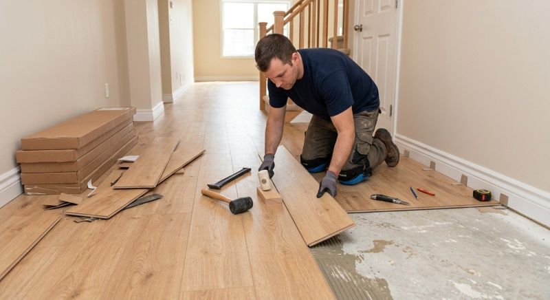 Laminate Floor Replacement in Triangle, VA