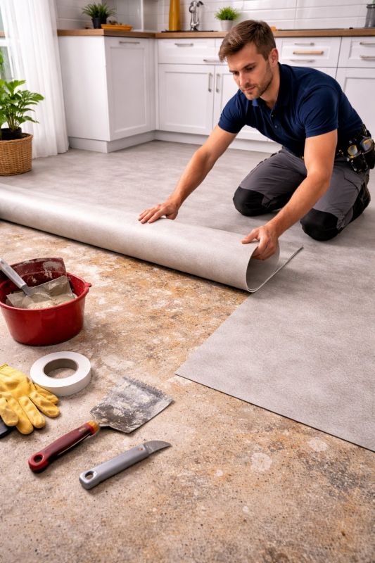 Linoleum Floor Installation in Sterling, VA